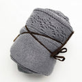 Crochet tights.  Grey