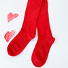 Knee high socks  solid Red