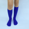 Knee high socks  solid Royal Blue